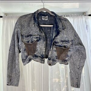 Vintage Crop Jean Jacket